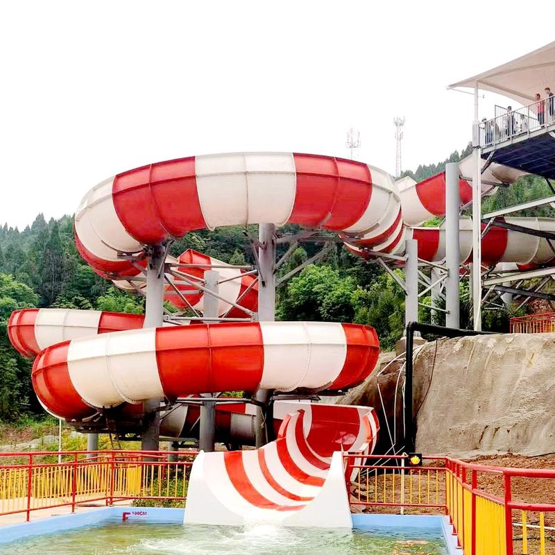 2.7m large famille radeau toboggan pour 4 coureurs avec hauteur personnalisée et la couleur