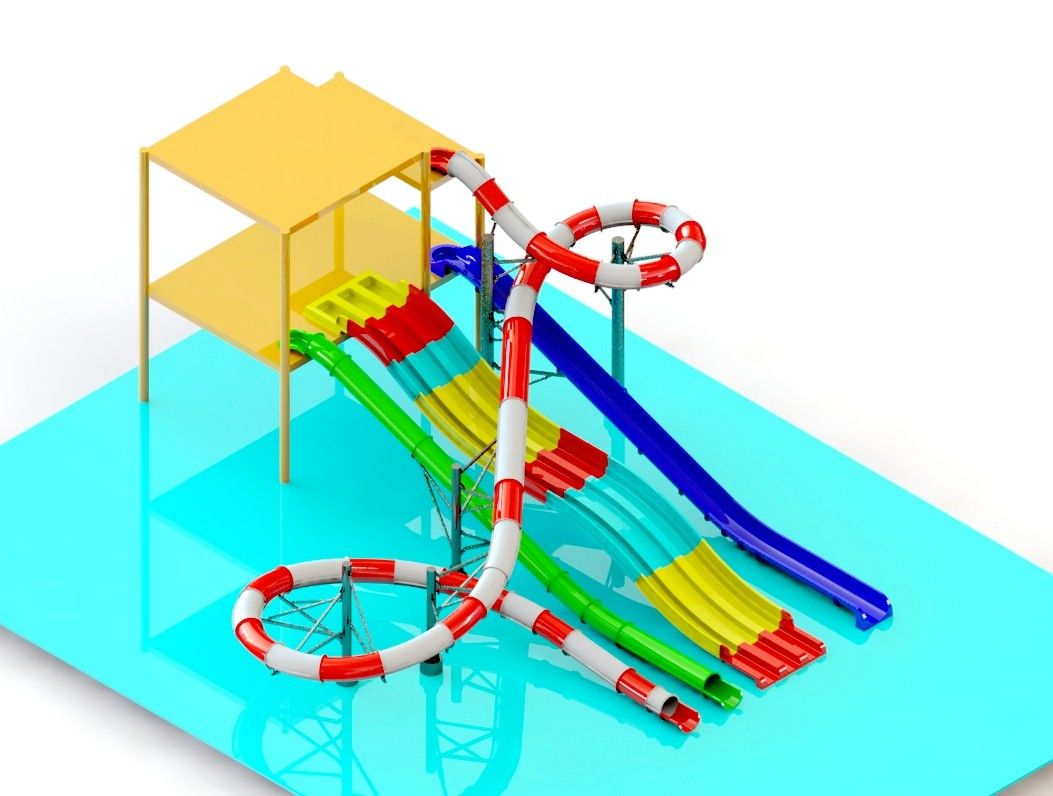 Parque aquatique commercial Mutilanes Glisse pour le plaisir dans les stations de villégiature longue durée de vie