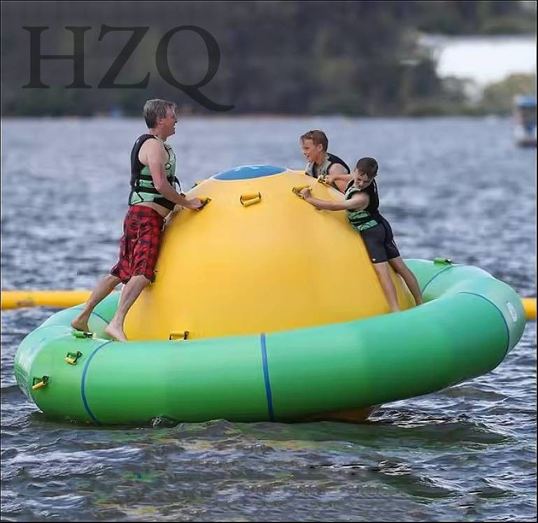 Vivez un plaisir inoubliable avec notre jouet gonflable à disque volant pour les parcs aquatiques