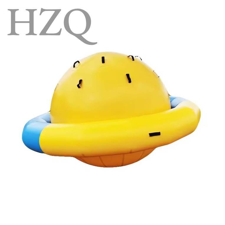 Vivez un plaisir inoubliable avec notre jouet gonflable à disque volant pour les parcs aquatiques