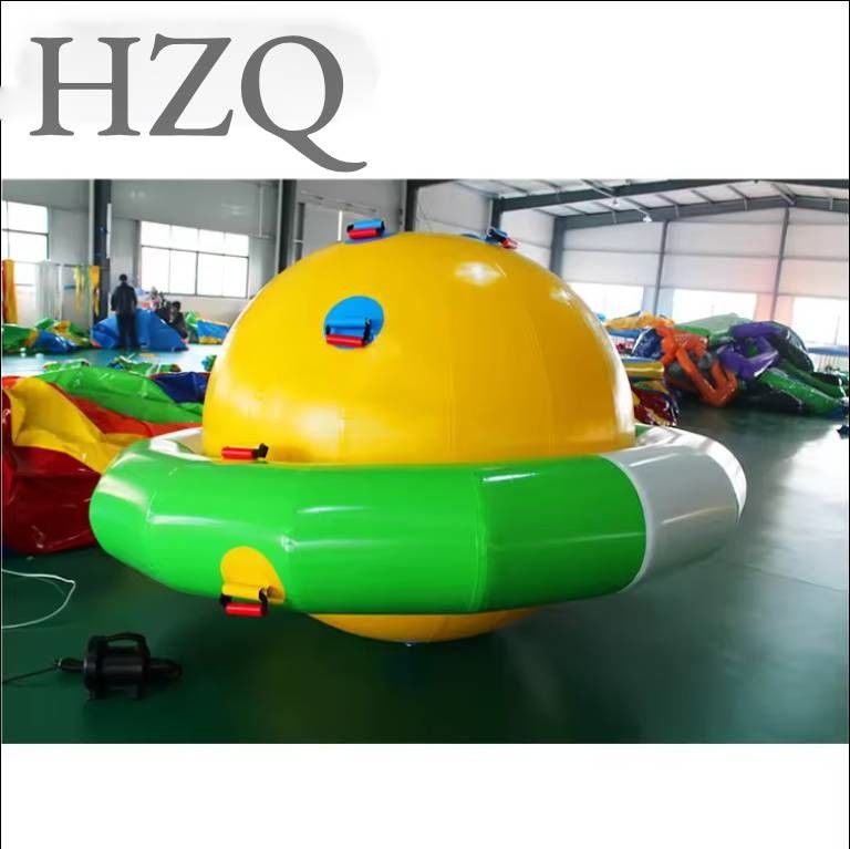 Vivez un plaisir inoubliable avec notre jouet gonflable à disque volant pour les parcs aquatiques