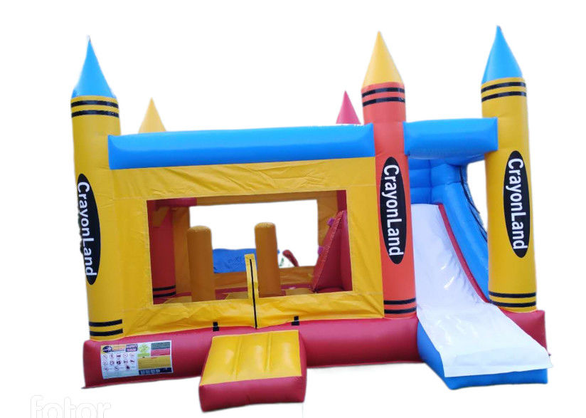 Nouvelle arrivée gonflable bleu toboggan à sec à louer, gonflable extérieur à deux voies toboggan pour enfants