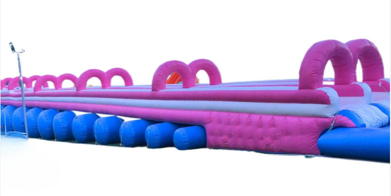 Drôle de toboggan commercial personnalisé gros hippopotame toboggan gonflable avec piscine à vendre