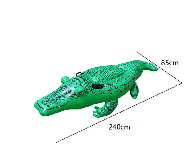 INTEX 58546 Jouet gonflable à l'eau transfrontalier article d'eau Crocodile animal monté filet flottant