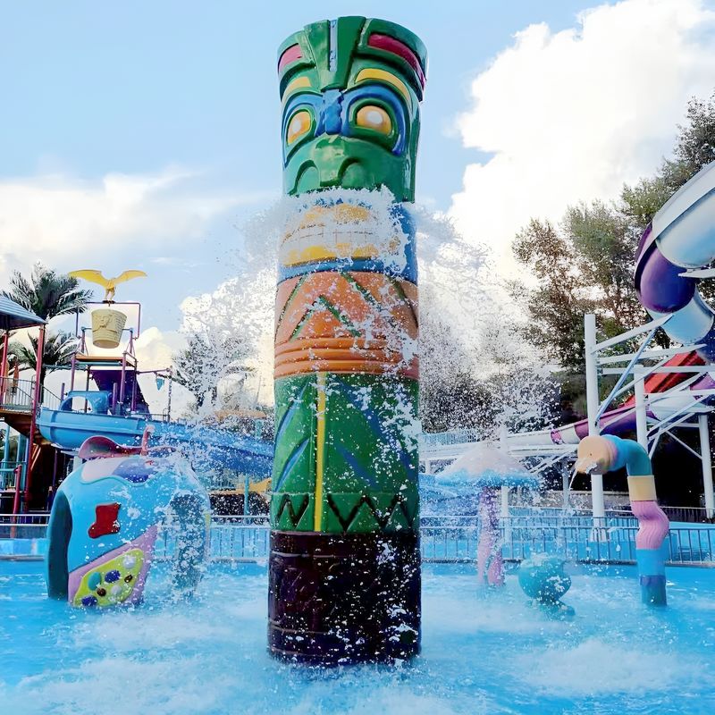 Aire de jeux aquatique certifiée pour le jeu aquatique en extérieur et le plaisir
